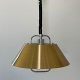 Chandelier pendant lamp rises and falls, design Jo Hammerborg for Fog and Mørup, Denmark circa 1960
