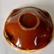 Dish on foot, glazed Provençal ceramic