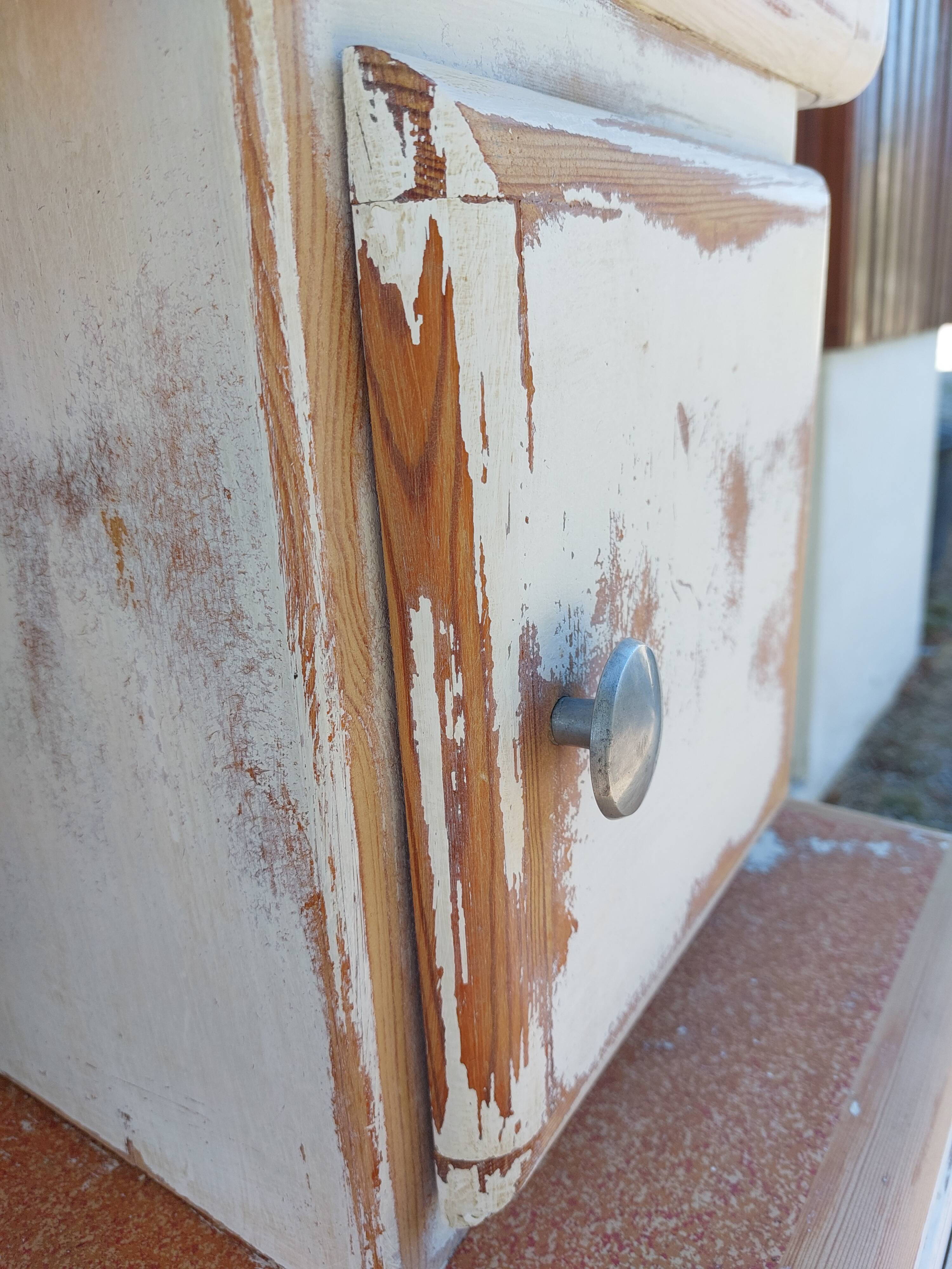 Mado chippy paint white sideboard