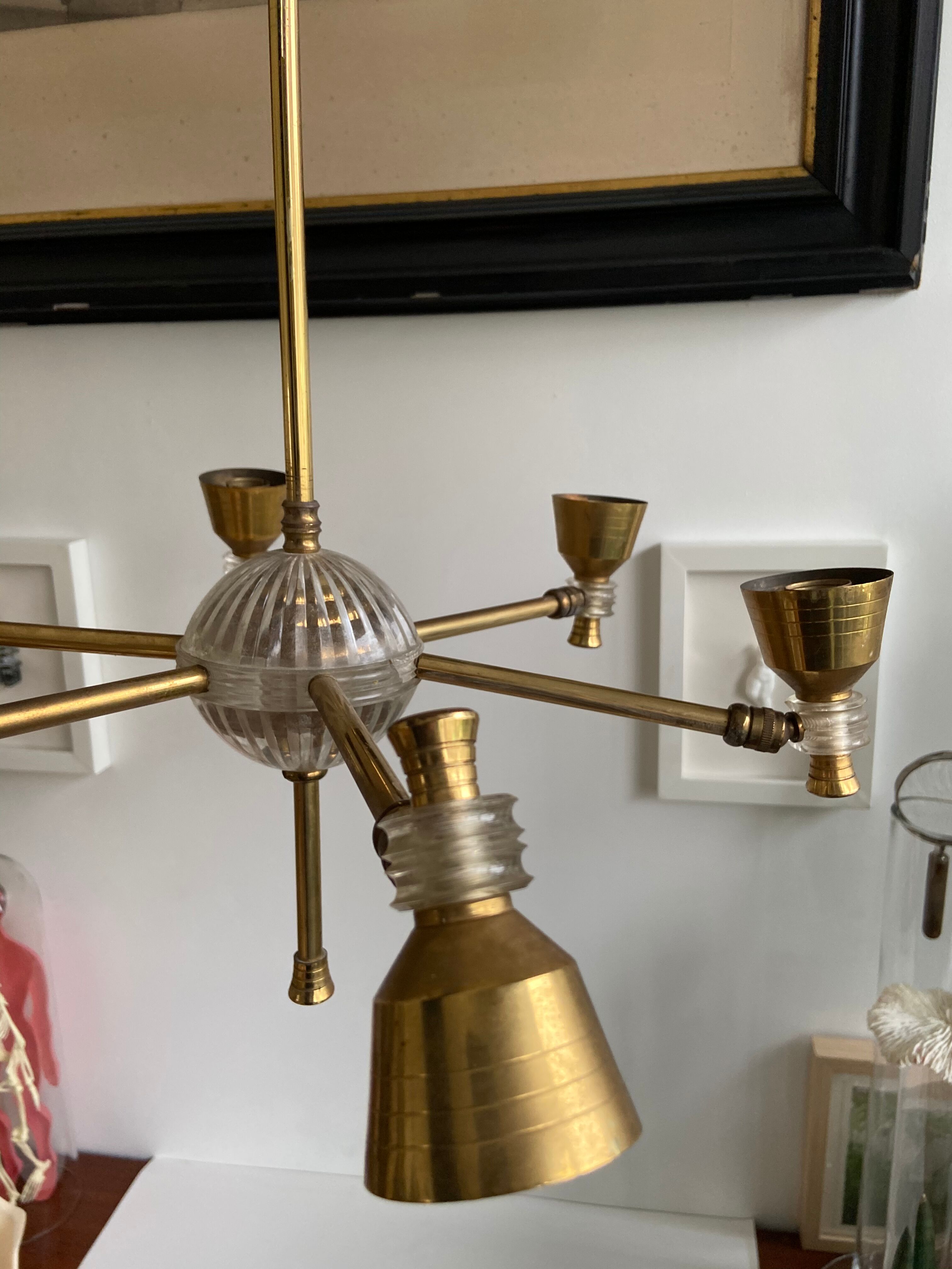 Sputnik ceiling light