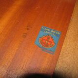 Table d'appoint plateau de service Aase Dreieri Ganddal Norvège  en teck et chêne années 1960