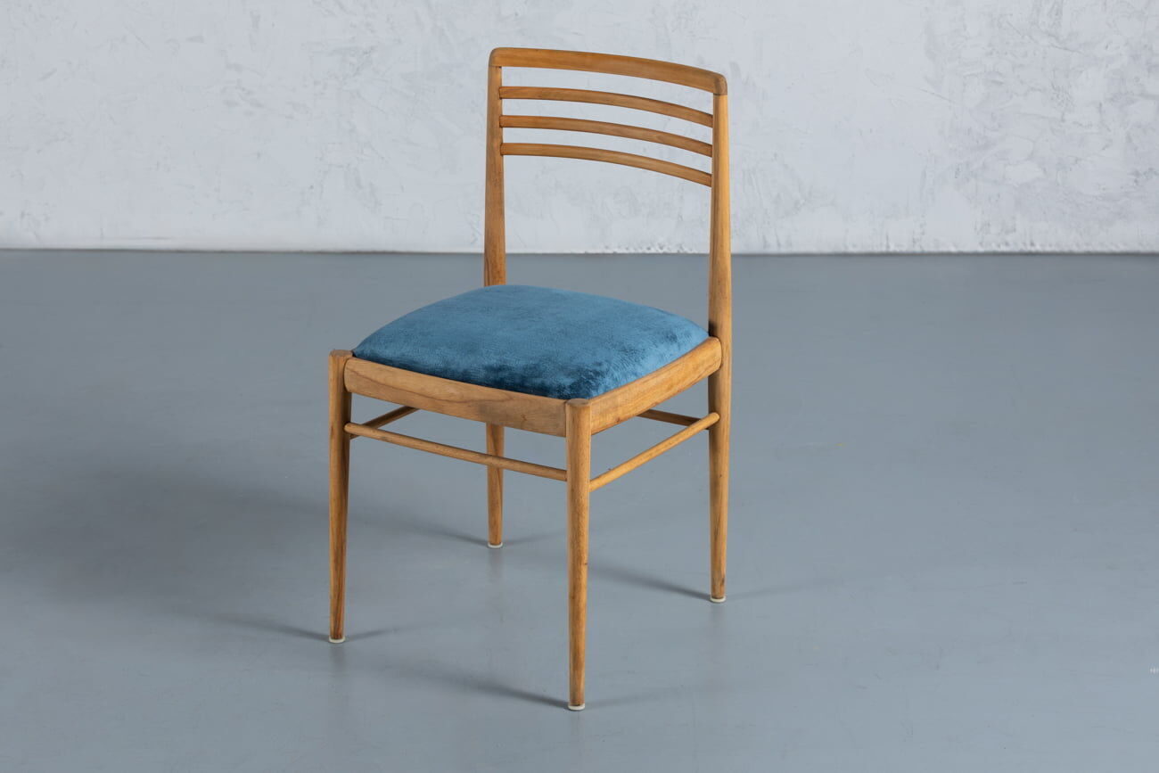 Mid-century dining chairs, Denmark, 1970s, set of 4