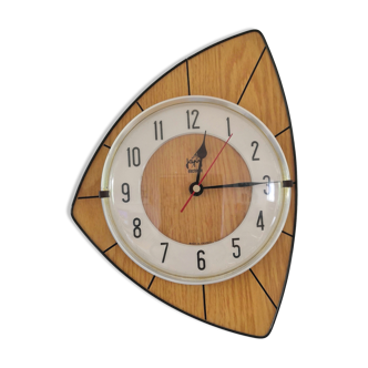 Horloge murale Japy électrique design années 70