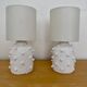 Pair of repainted vintage vases