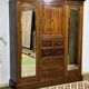 Armoire dressing anglaise en acajou 19ème