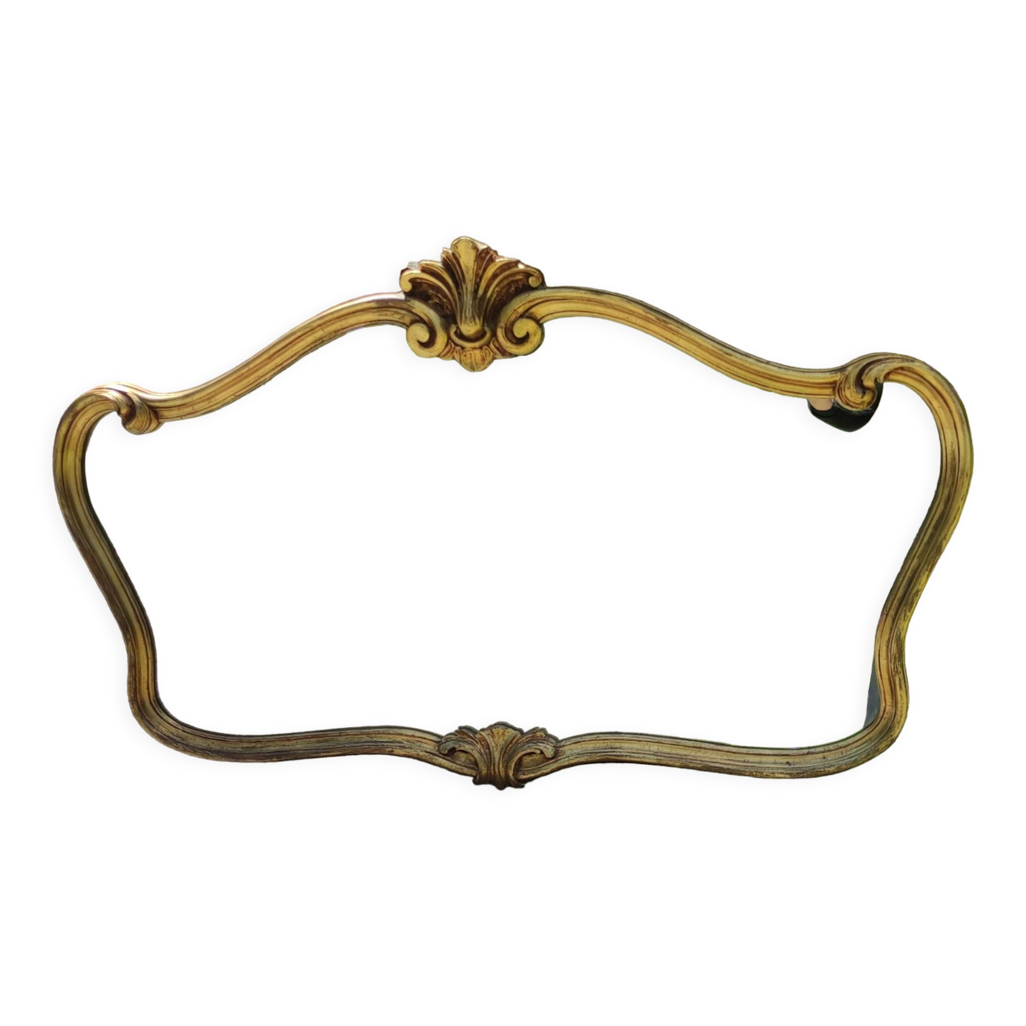 Ancien miroir doré style Louis XV