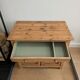 Vintage wooden renovated sideboard, 2 doors and 1 drawer.