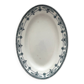 Plat ovale terre de fer "Mogador" Saint Amand