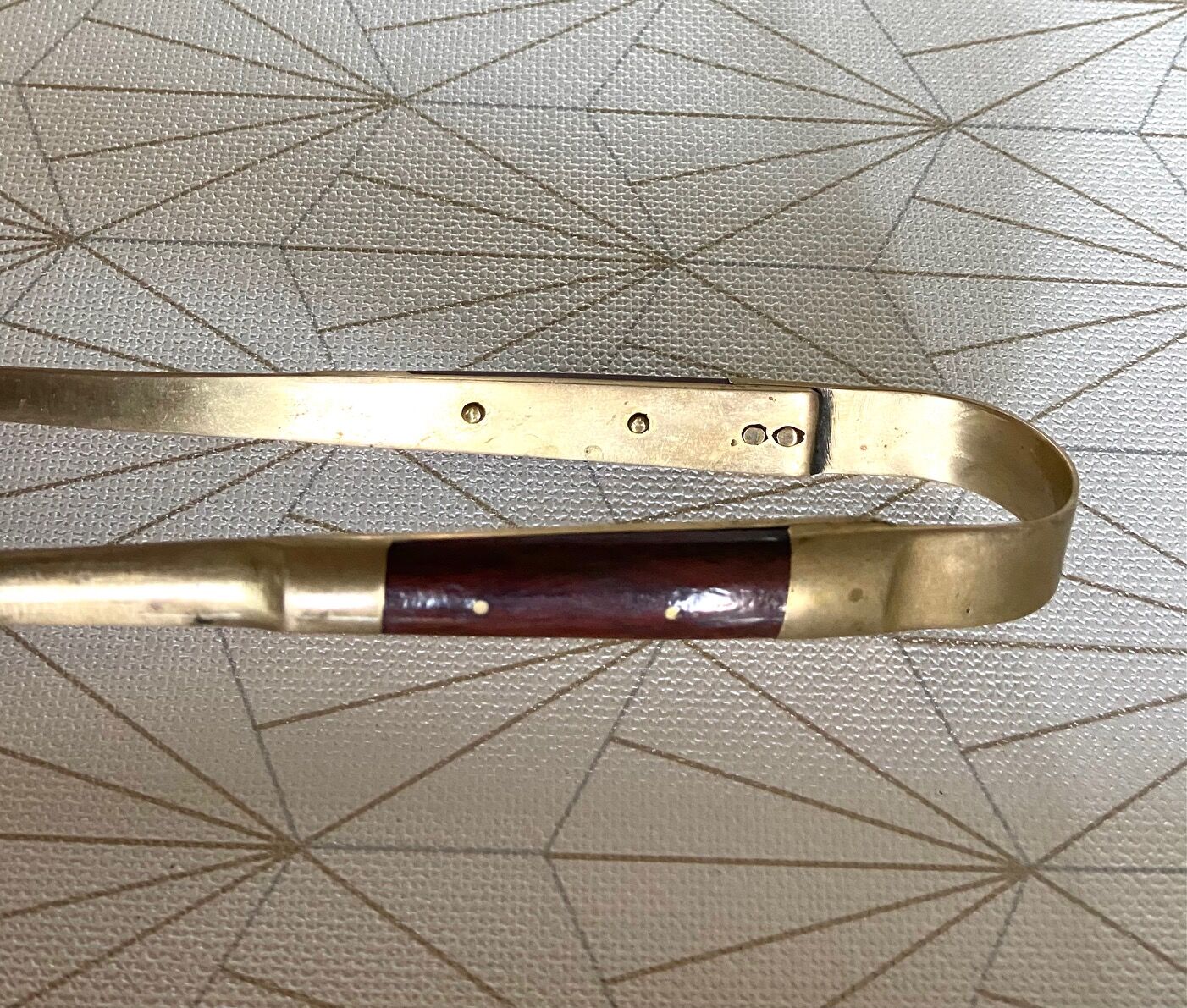 Brass ice cube pliers