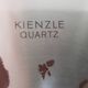 Large kienzle world timer quartz clock in golden brass 18x19cm good condition