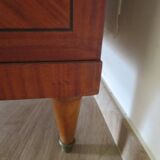 Louis XVI chest of drawers - Bronze - Butterfly wood veneer marquetry - 1930