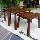 Brutalist nesting tables