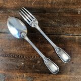 Old silver cutlery "Ravinet d'enfert"