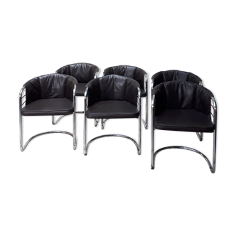 6 chairs design years 70