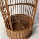 Vintage rattan bar basket