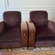 Fauteuil Garbo - style art deco - Daisy Simon - dos tendu