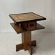 Dutch art deco Amsterdam school oak and coromandel side table, 1930s