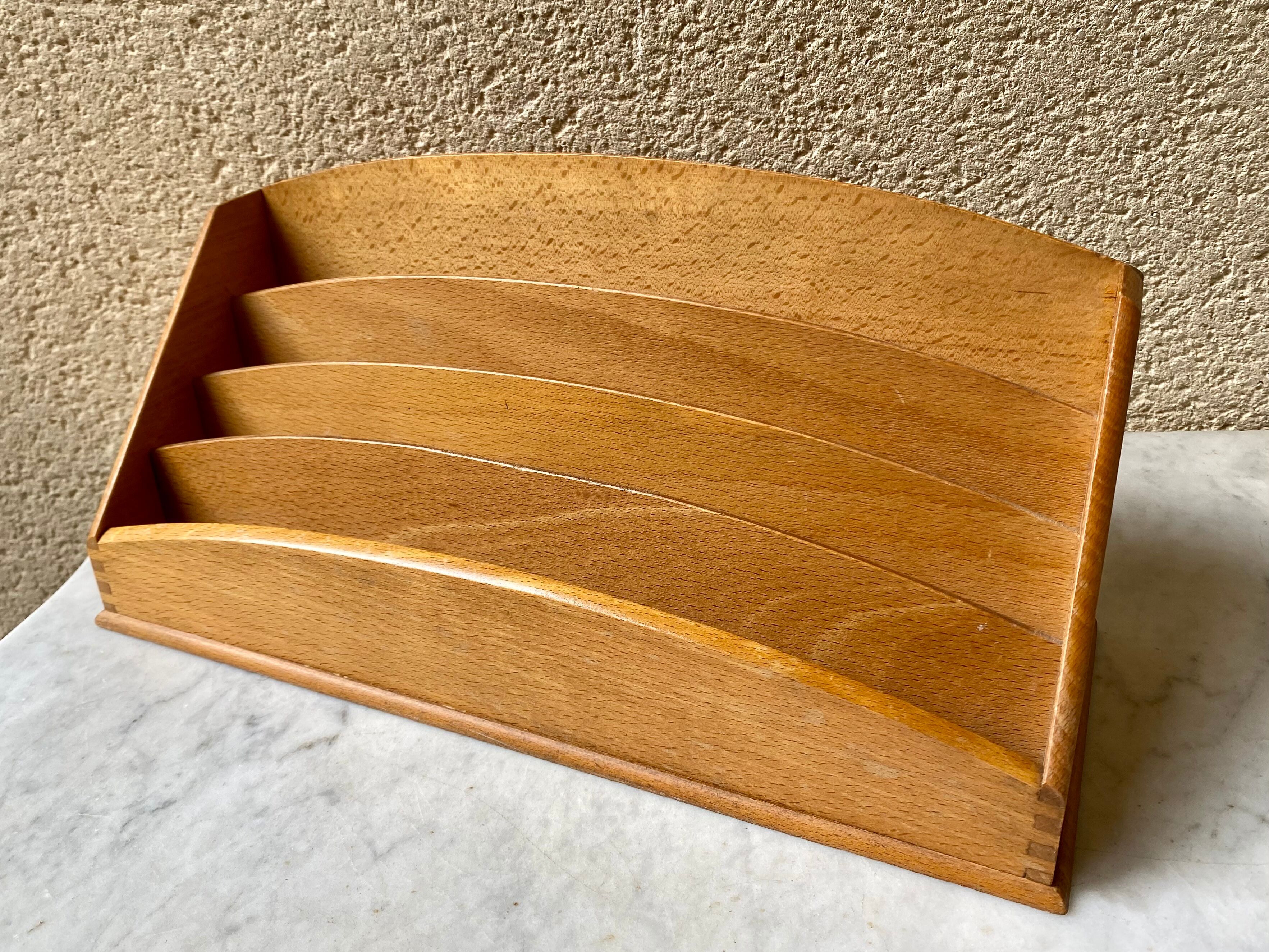 Range office mail massive blond blond vintage 60s workshop