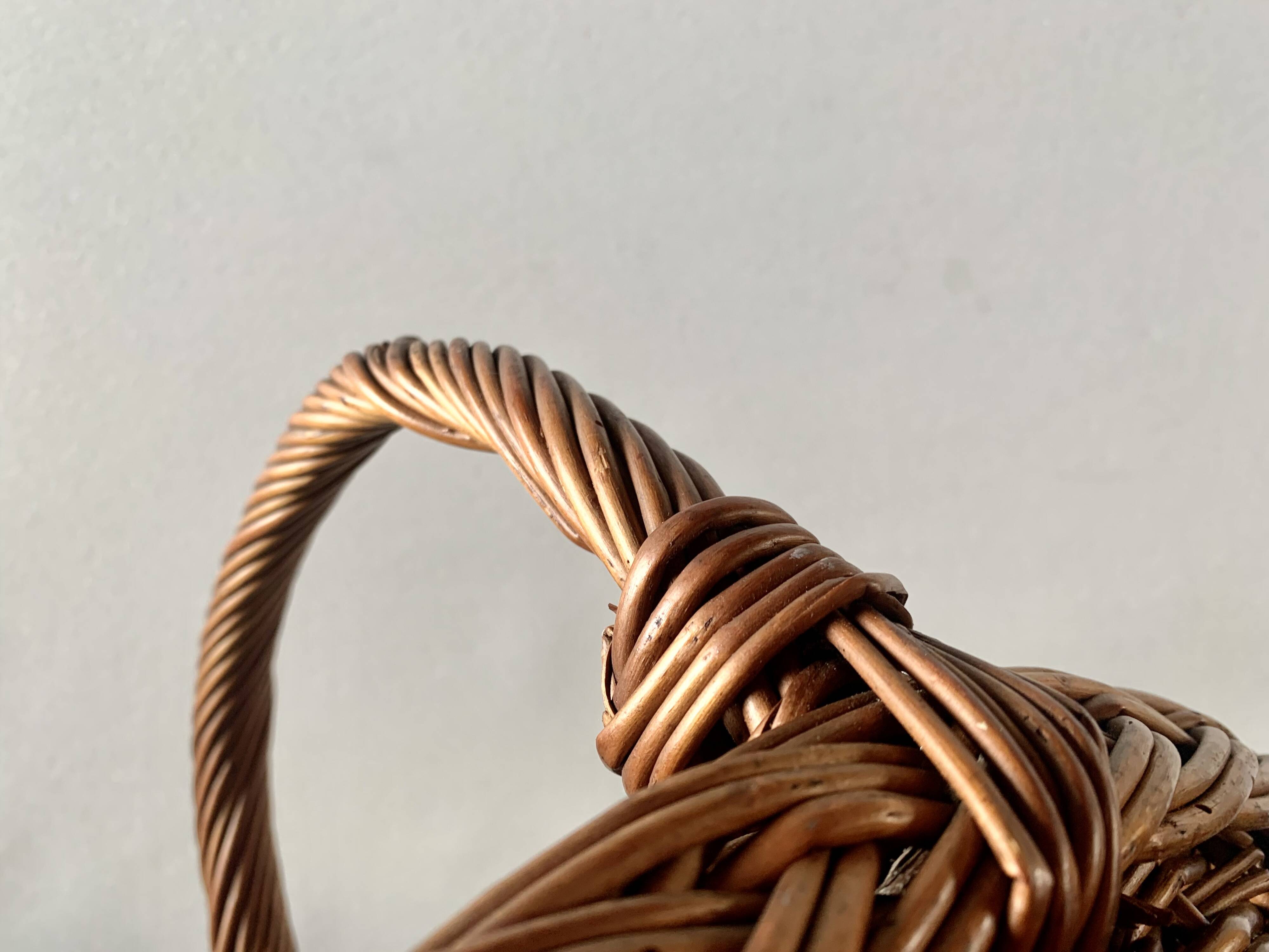 Vintage wicker basket