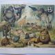 Antique engraving 1909 - Savannah fauna and animals. African lithograph