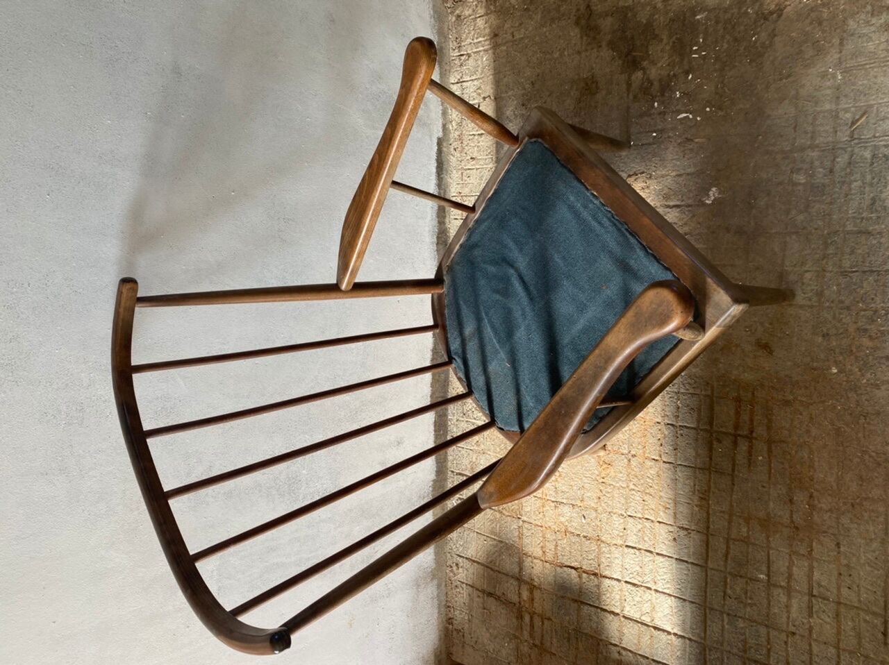 Fauteuil baumann éventail vintage