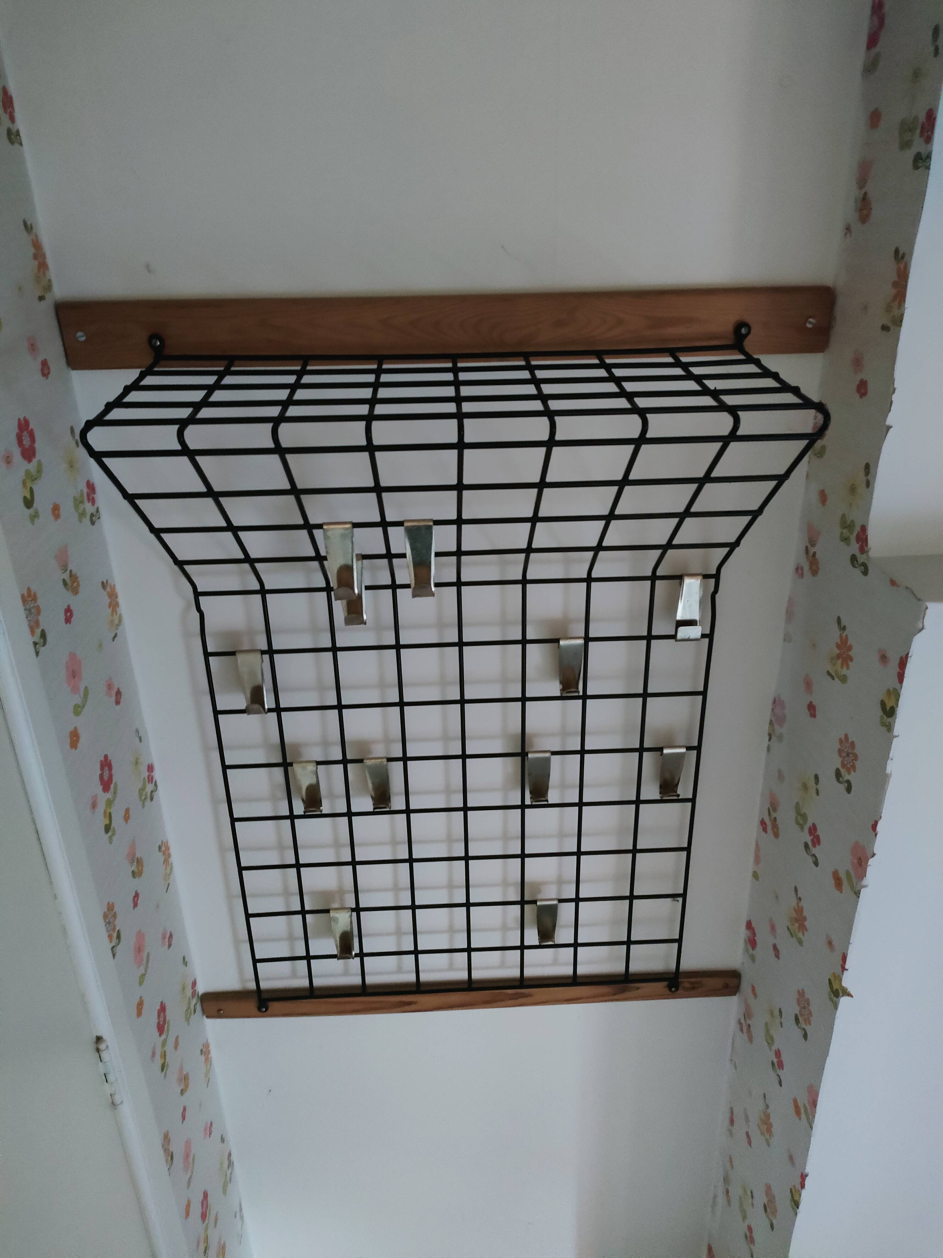 Vintage metal coat rack by Karl Fichtel