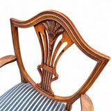 6 x English mahogany Hepplewhite chairs / 1920s