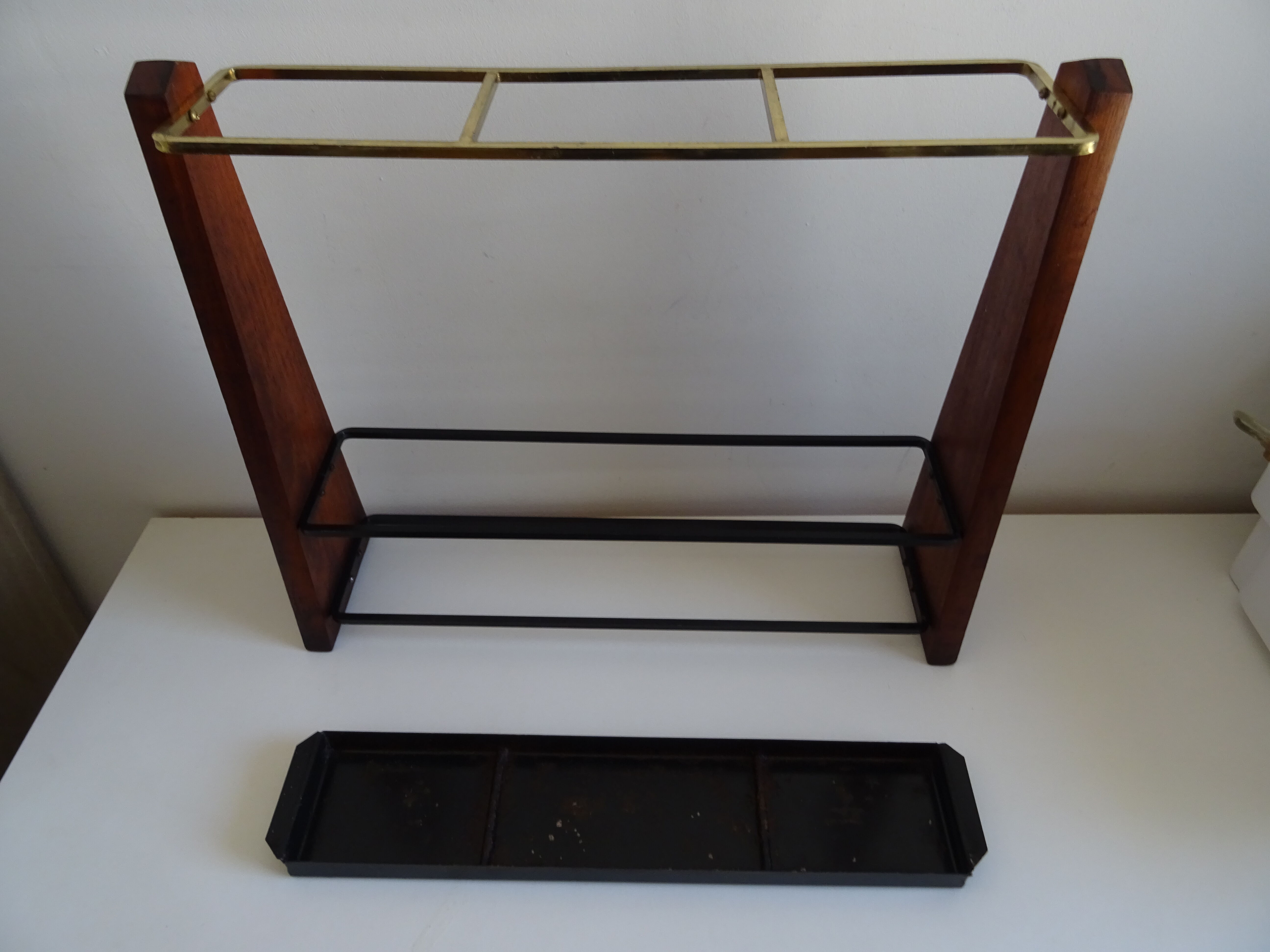 Vintage umbrella holder Scandinavian design 60 70