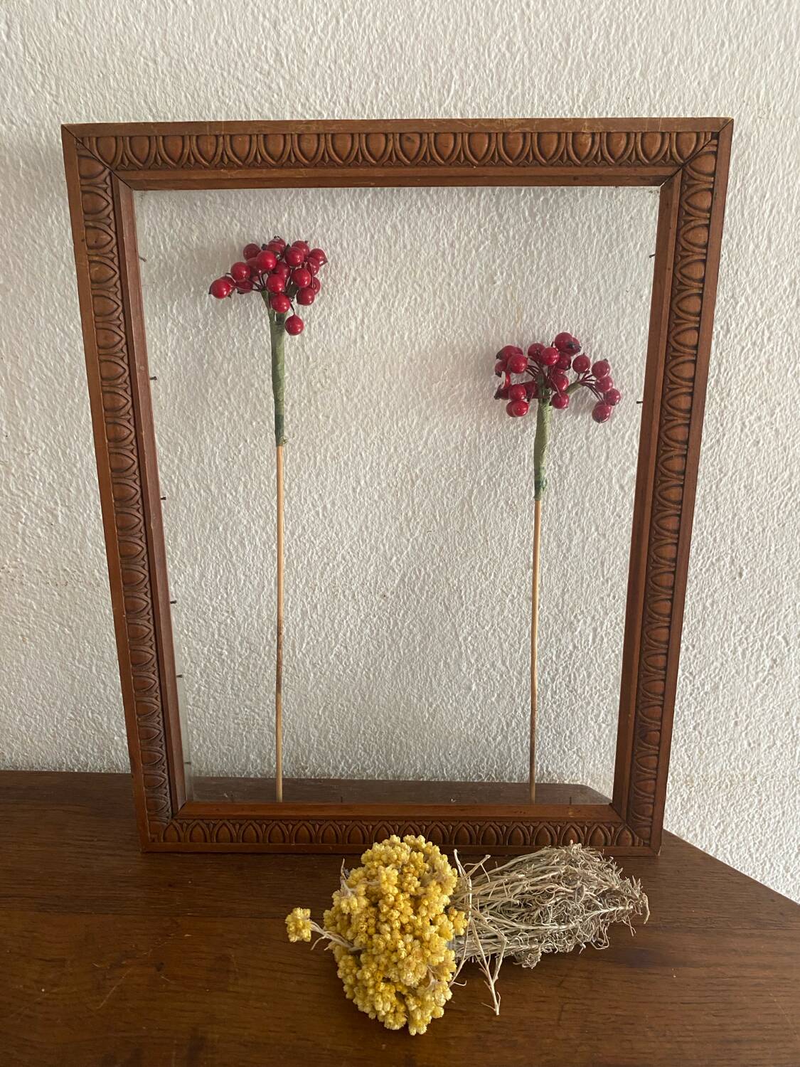 Carved wooden frame circa 1930.