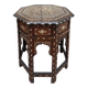 Hoshiarpur octagonal side table, rosewood, mother-of-pearl and bone, 1880