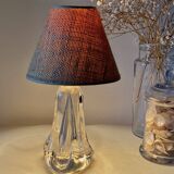 Crystal lamp with lampshade