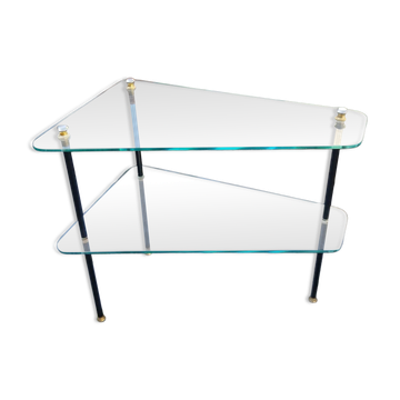 Table basse étagères présentoir
