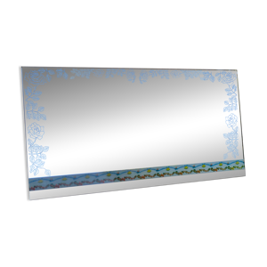 Grand miroir mural rectangulaire