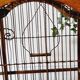 Cage à oiseaux en bois, XIXème s.