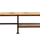 Designer handmade solid wood/steel workbench