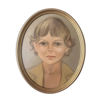 Pastel painting – Child portrait