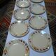 Ensemble de 8 Assiettes plates Jeannine / Gien