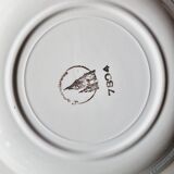Set of 8 mismatched deep plates L'Amandinoise