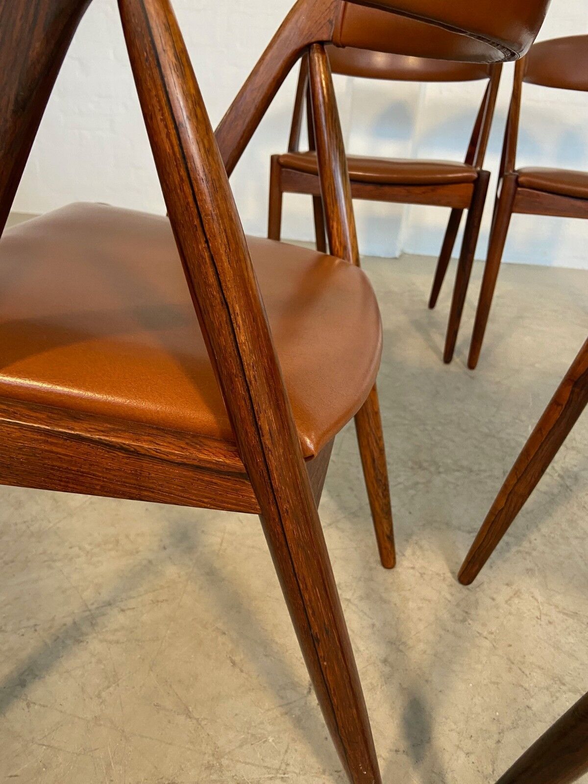 Chaises de salle à manger vintage danoises Kai Kristiansen modèle 31 – Ensemble de 4 en palissandre
