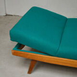 Sofa turquoise daybed, 1960