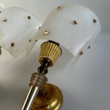 Pair of vintage 70s wall lights