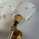 Pair of vintage 70s wall lights