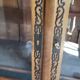 Display cabinet louis xvi style 2 doors in walnut