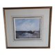 Tableau ancien représentant une marine