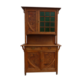 Two-body Art Nouveau buffet with Marquetry