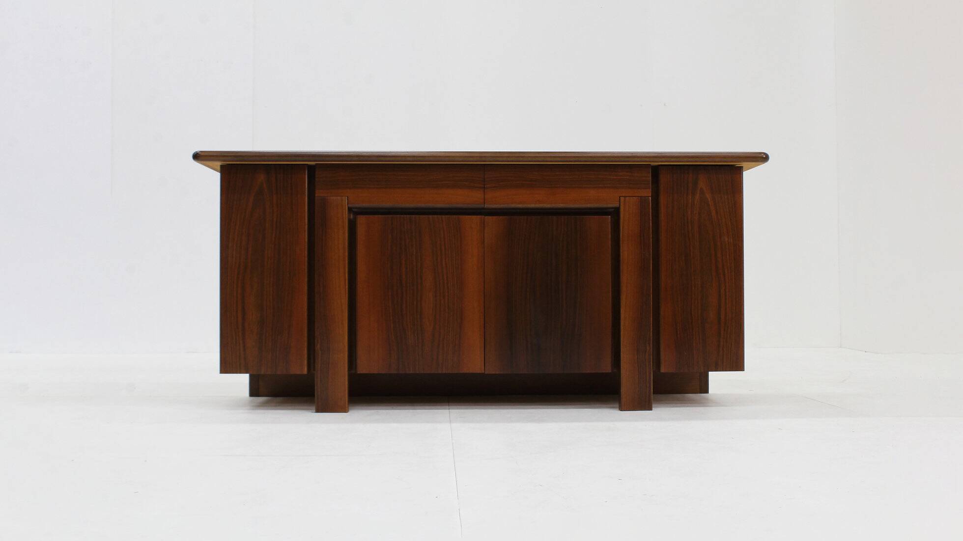 Vintage Italian walnut sideboard 1960s