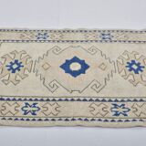 Oushak Handknotted Floor Vintage Rug sku 3450