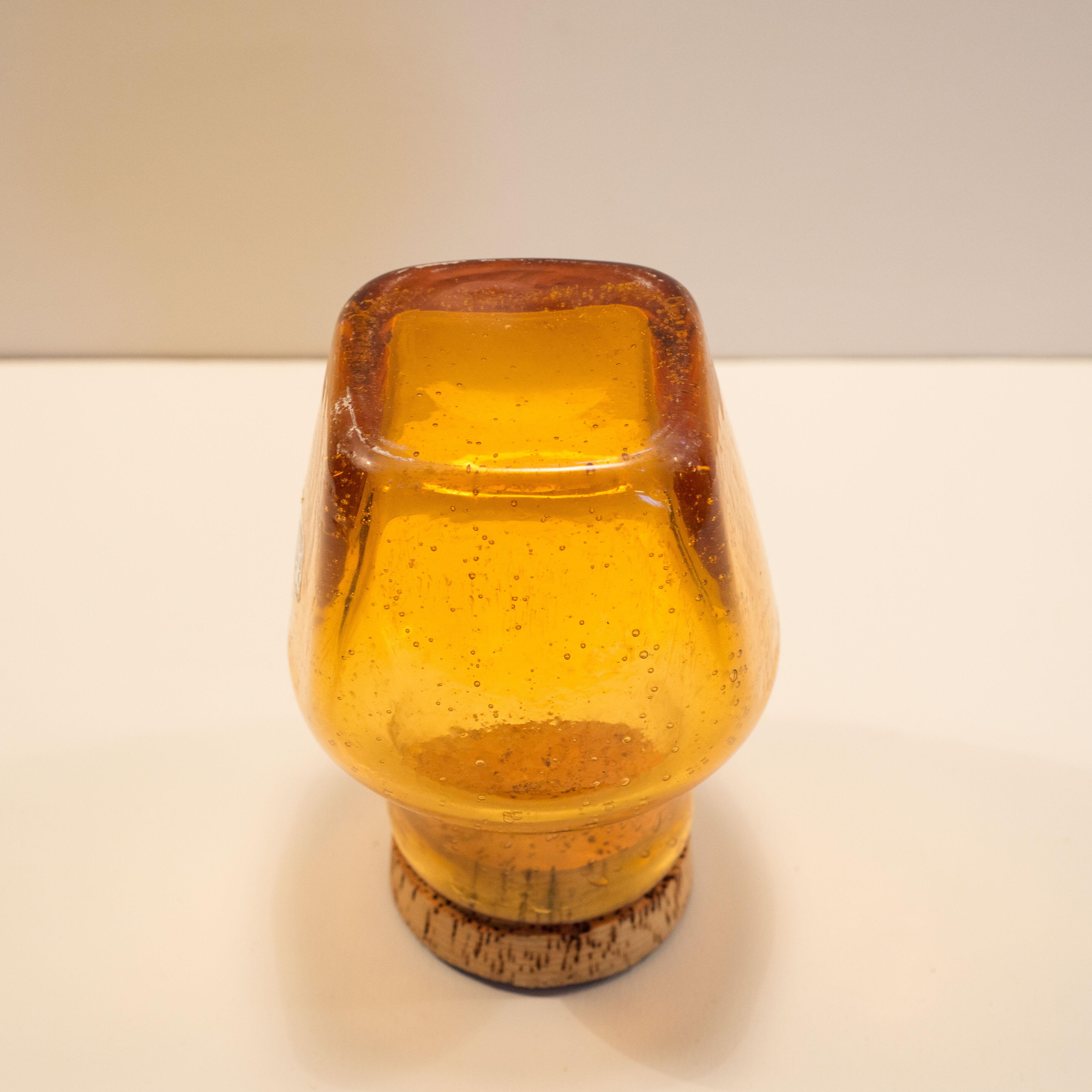 Avallon bubble blown glass jar