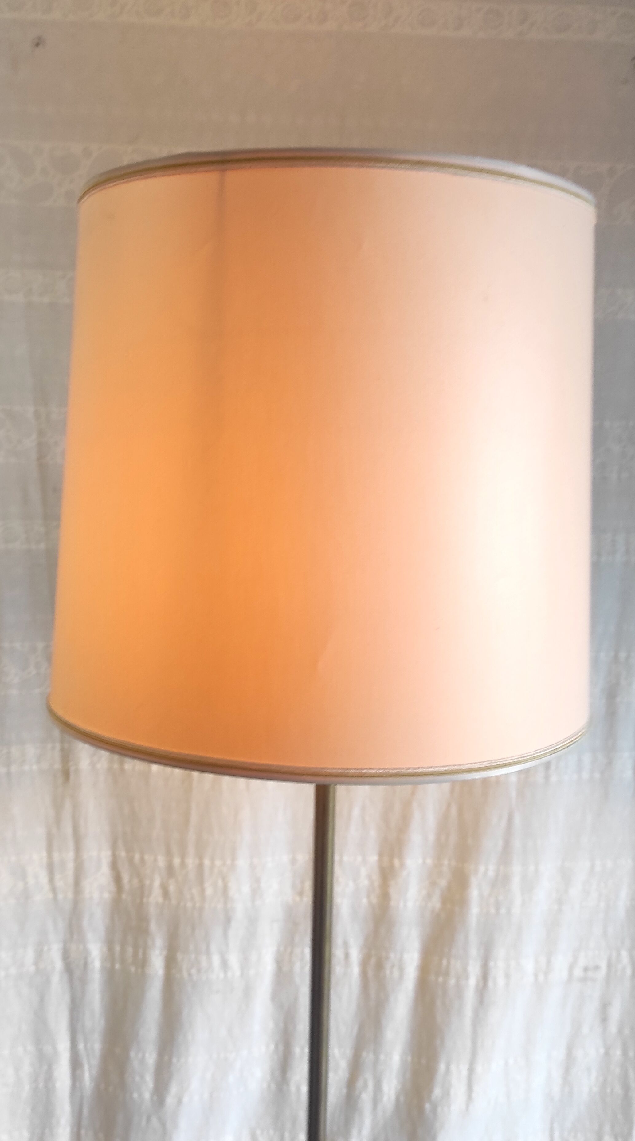 Floor lamp in solid brass minimalist design – 50s/60s