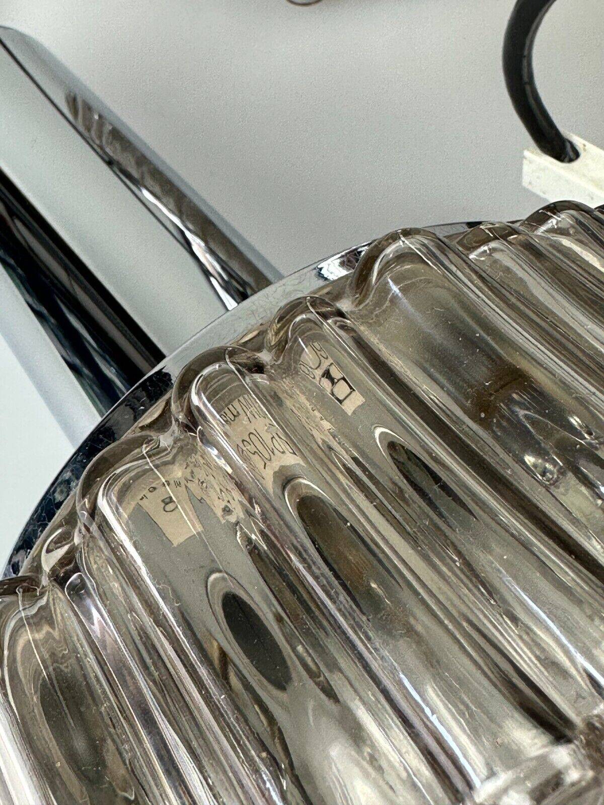 60s 70s 3-flame cascade lamp from Staff Leuchten Germany chrome glass